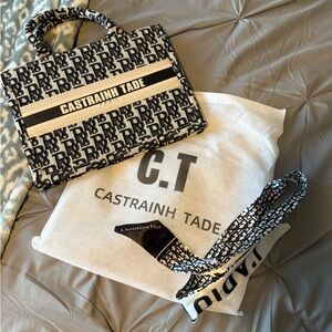 Black and White Tote Bag